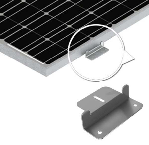 Solar panel mounting brackets