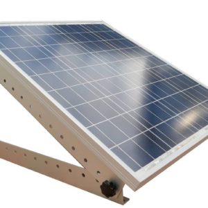 Adjustable solar panel mounting kit